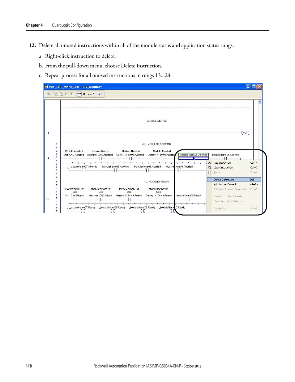 Rockwell Automation IASIMP Computer Numerical Control (CNC) Machining Accelerator Toolkit Quick Start User Manual | Page 118 / 278