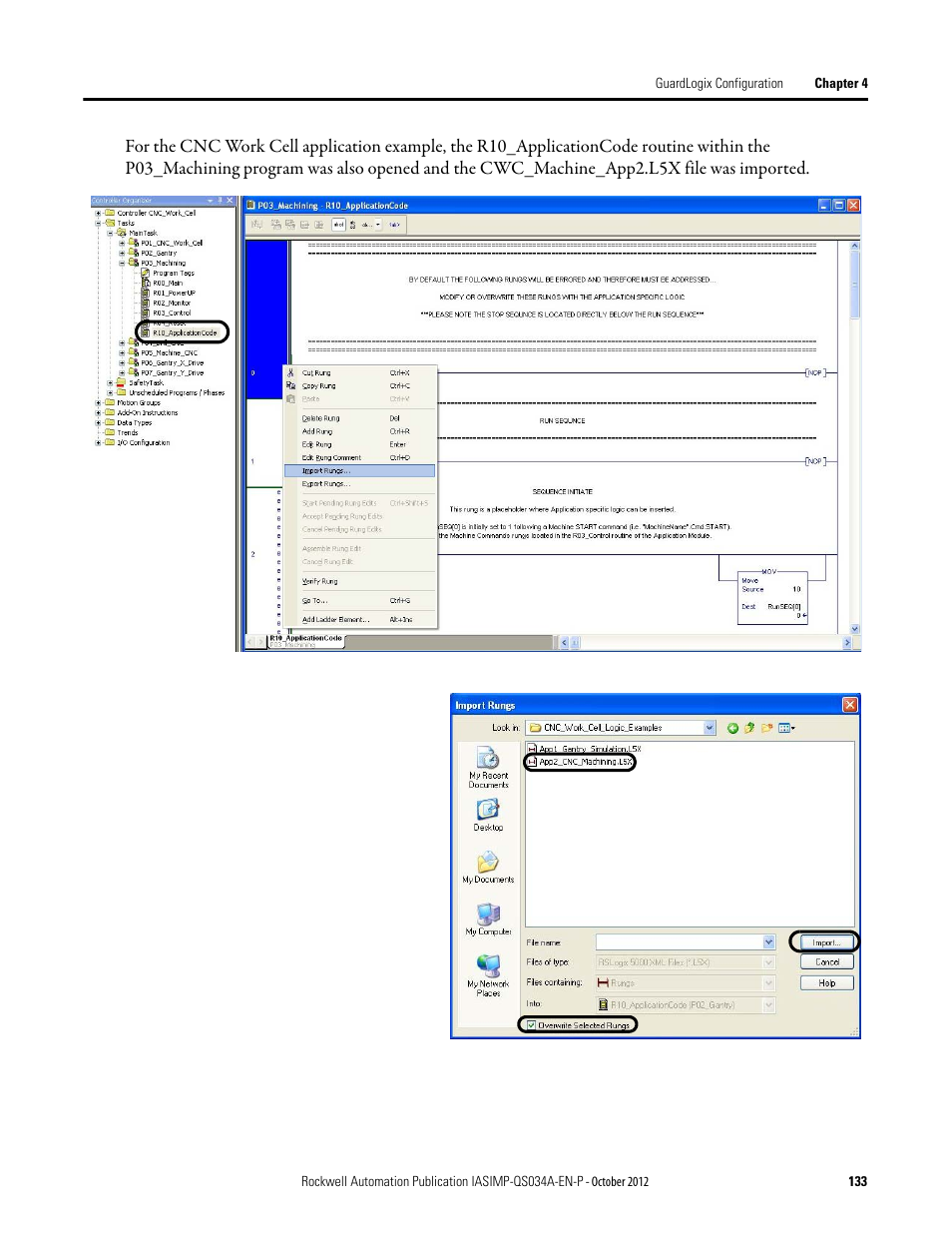 Rockwell Automation IASIMP Computer Numerical Control (CNC) Machining Accelerator Toolkit Quick Start User Manual | Page 133 / 278
