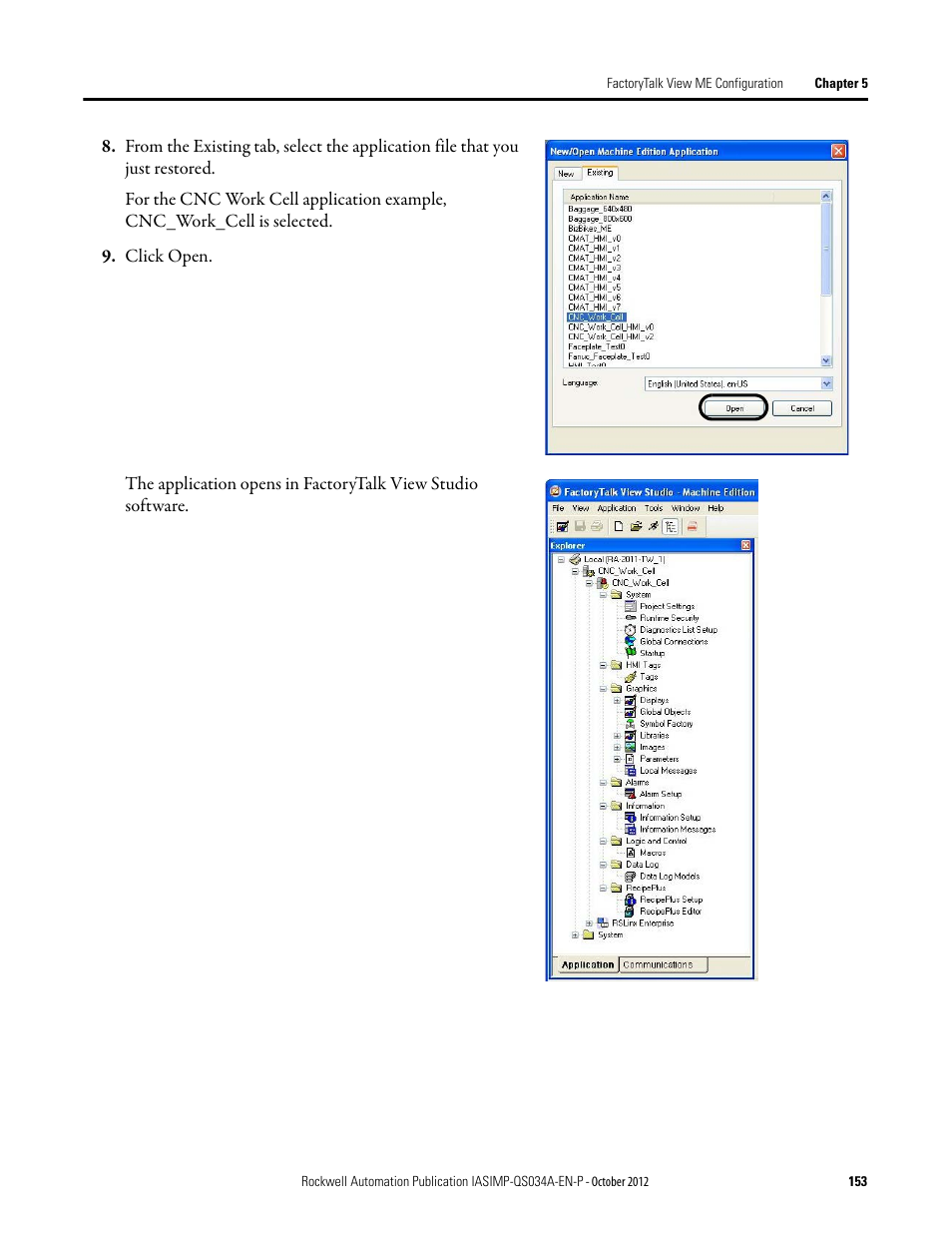 Rockwell Automation IASIMP Computer Numerical Control (CNC) Machining Accelerator Toolkit Quick Start User Manual | Page 153 / 278