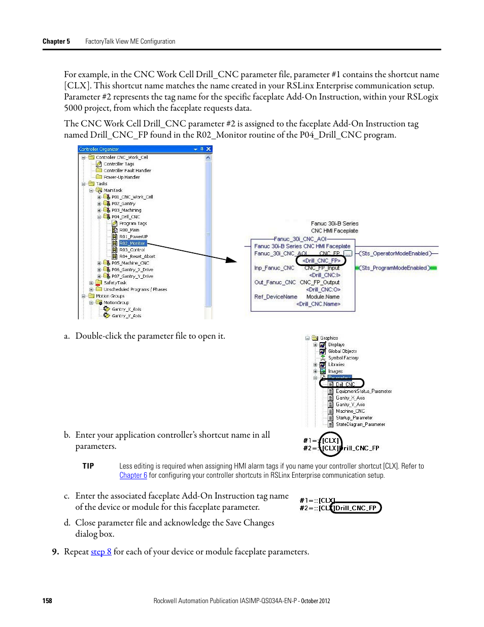 Rockwell Automation IASIMP Computer Numerical Control (CNC) Machining Accelerator Toolkit Quick Start User Manual | Page 158 / 278