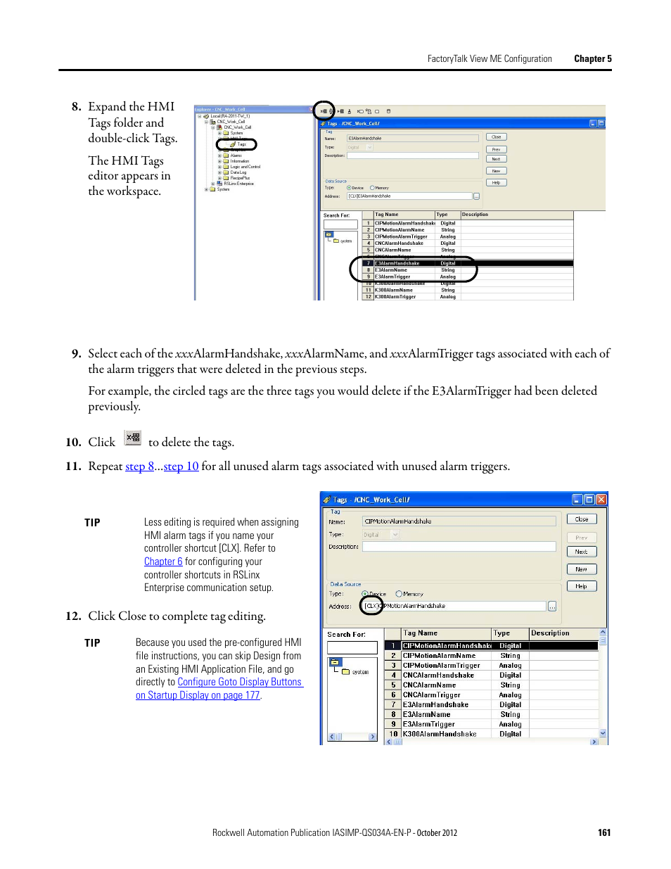 Rockwell Automation IASIMP Computer Numerical Control (CNC) Machining Accelerator Toolkit Quick Start User Manual | Page 161 / 278