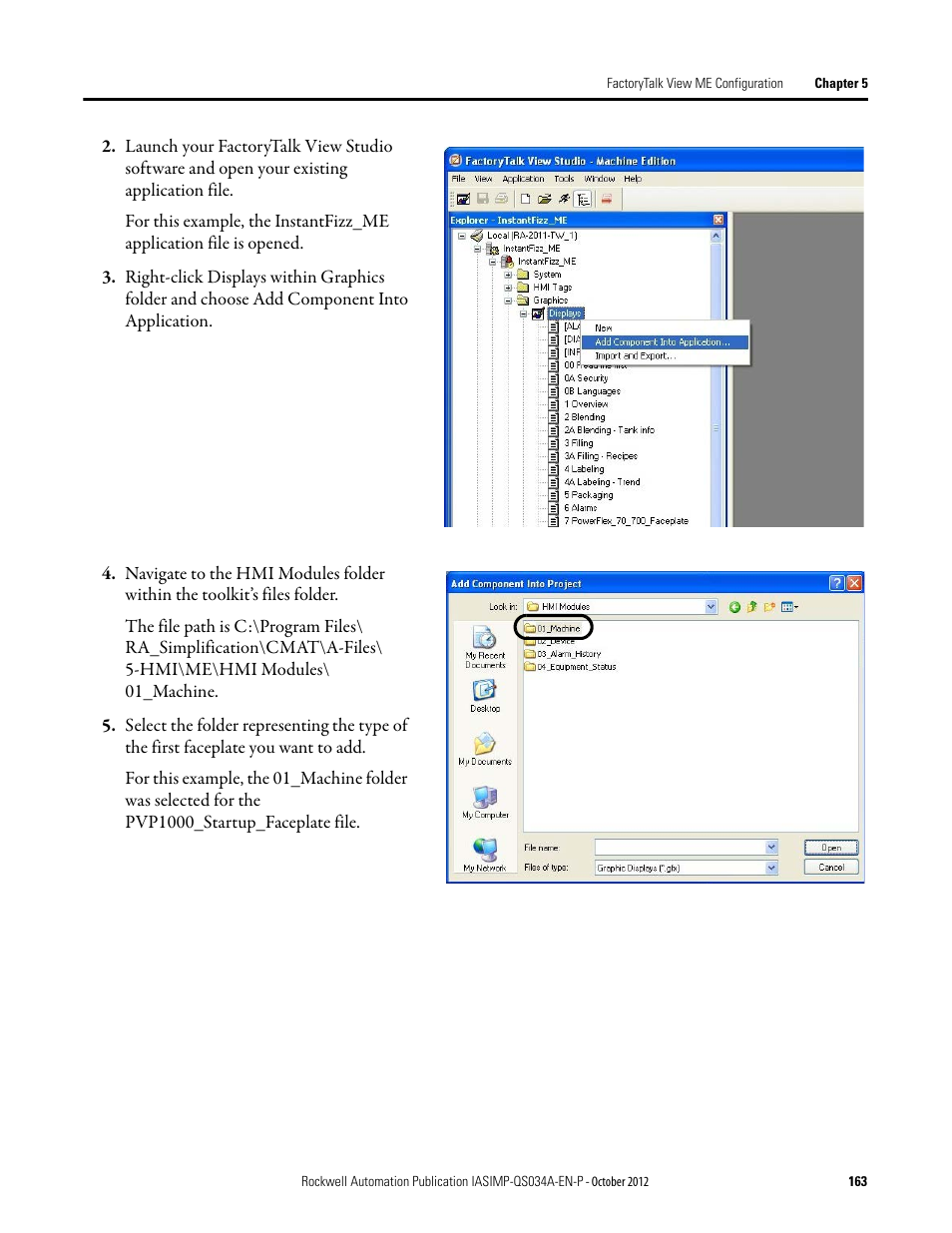 Rockwell Automation IASIMP Computer Numerical Control (CNC) Machining Accelerator Toolkit Quick Start User Manual | Page 163 / 278