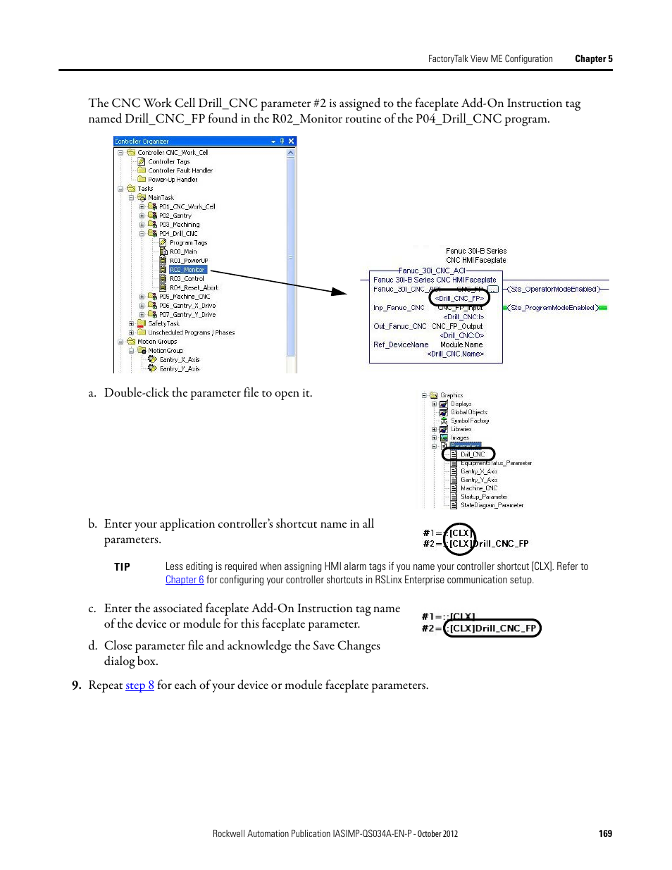 Rockwell Automation IASIMP Computer Numerical Control (CNC) Machining Accelerator Toolkit Quick Start User Manual | Page 169 / 278