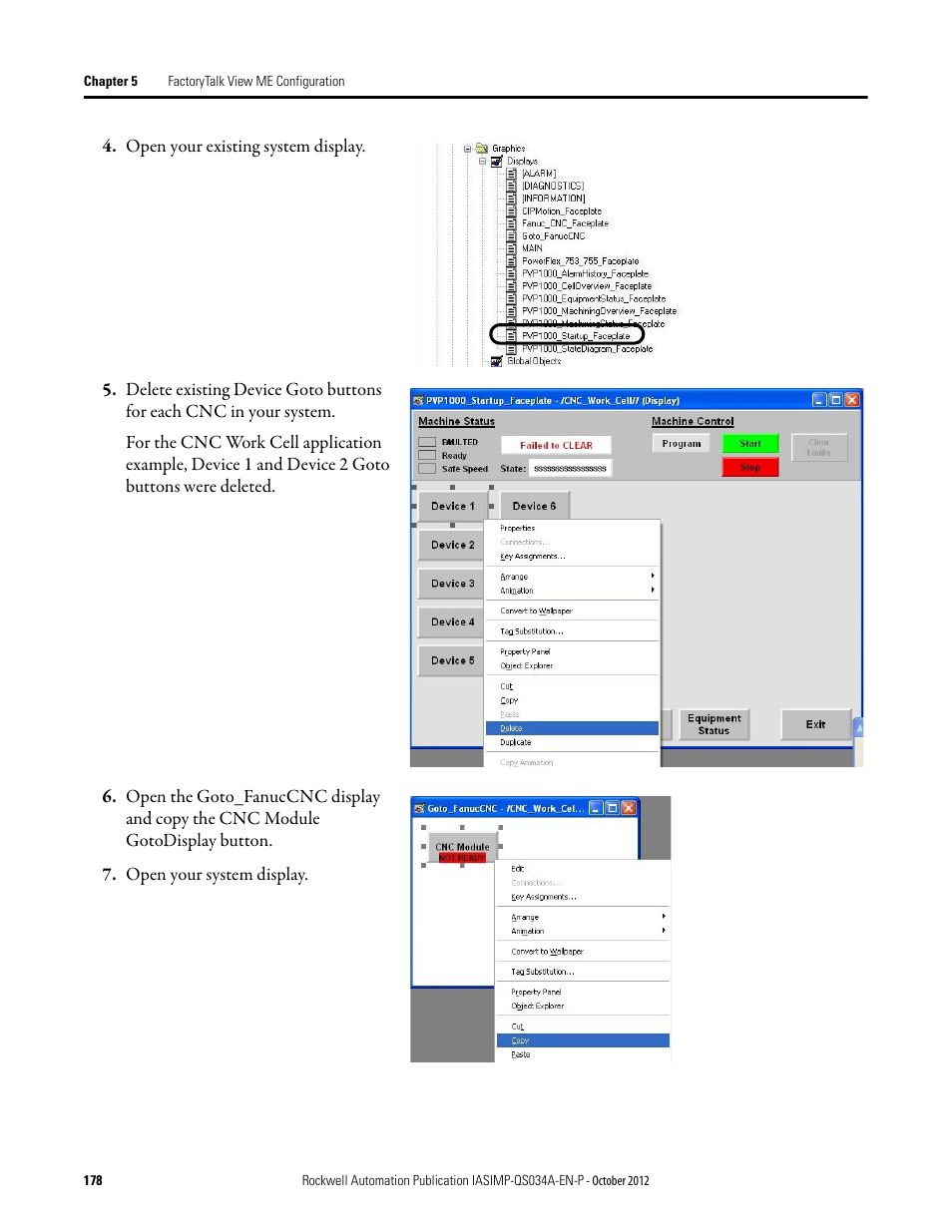 Rockwell Automation IASIMP Computer Numerical Control (CNC) Machining Accelerator Toolkit Quick Start User Manual | Page 178 / 278