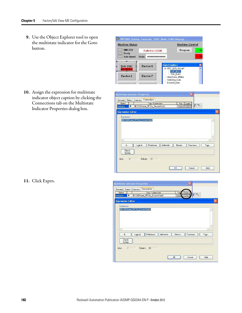 Rockwell Automation IASIMP Computer Numerical Control (CNC) Machining Accelerator Toolkit Quick Start User Manual | Page 182 / 278