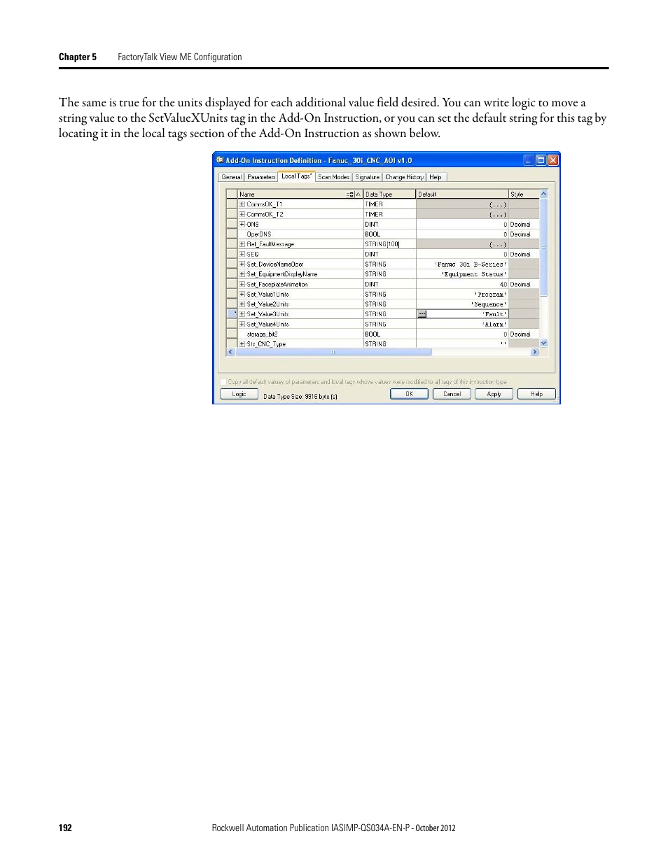 Rockwell Automation IASIMP Computer Numerical Control (CNC) Machining Accelerator Toolkit Quick Start User Manual | Page 192 / 278