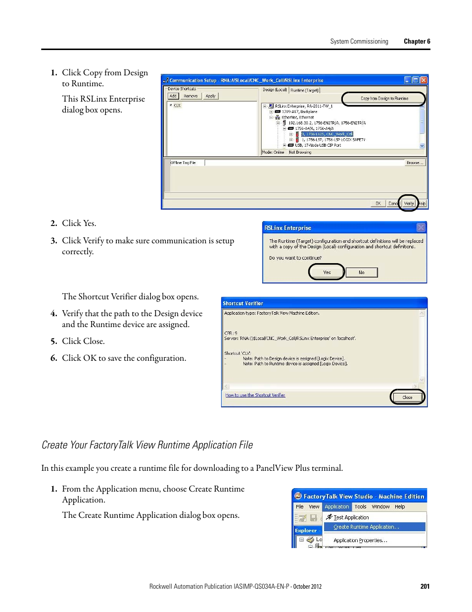 Rockwell Automation IASIMP Computer Numerical Control (CNC) Machining Accelerator Toolkit Quick Start User Manual | Page 201 / 278