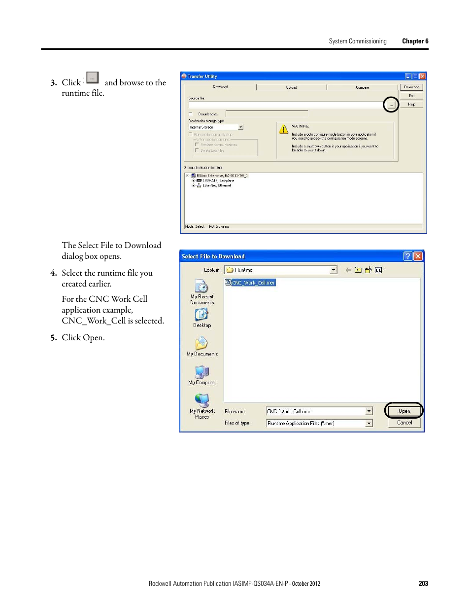 Rockwell Automation IASIMP Computer Numerical Control (CNC) Machining Accelerator Toolkit Quick Start User Manual | Page 203 / 278