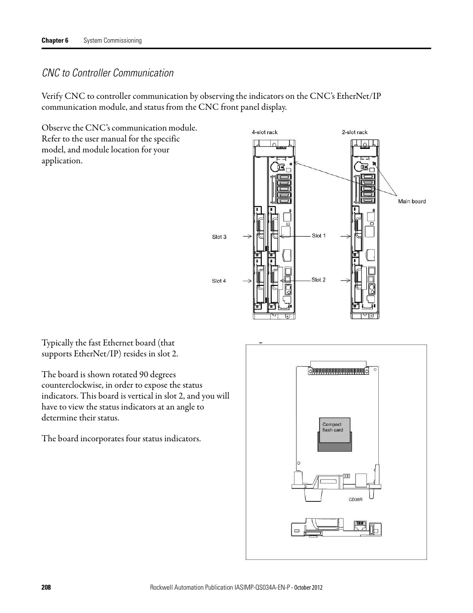 Cnc to controller communication | Rockwell Automation IASIMP Computer Numerical Control (CNC) Machining Accelerator Toolkit Quick Start User Manual | Page 208 / 278