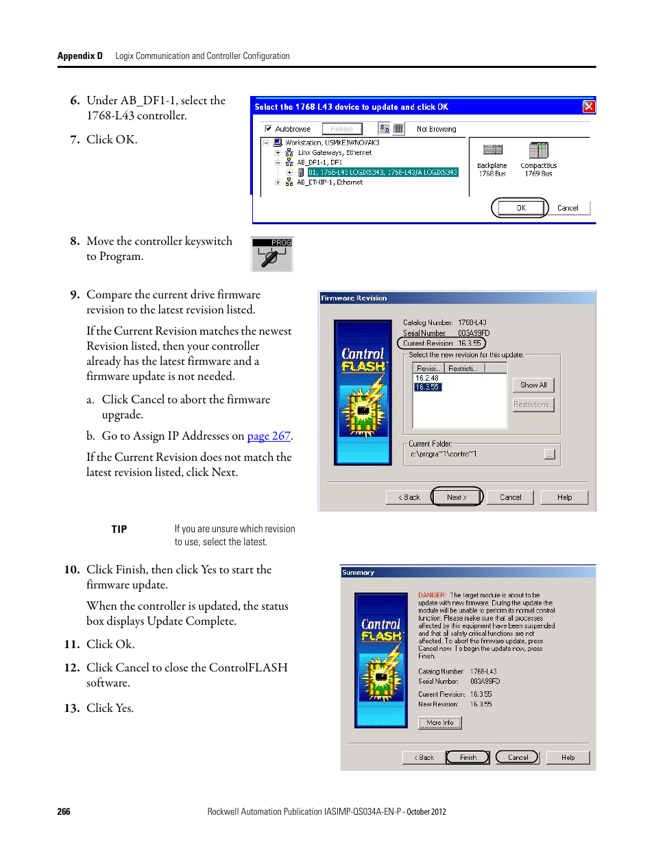 Rockwell Automation IASIMP Computer Numerical Control (CNC) Machining Accelerator Toolkit Quick Start User Manual | Page 266 / 278