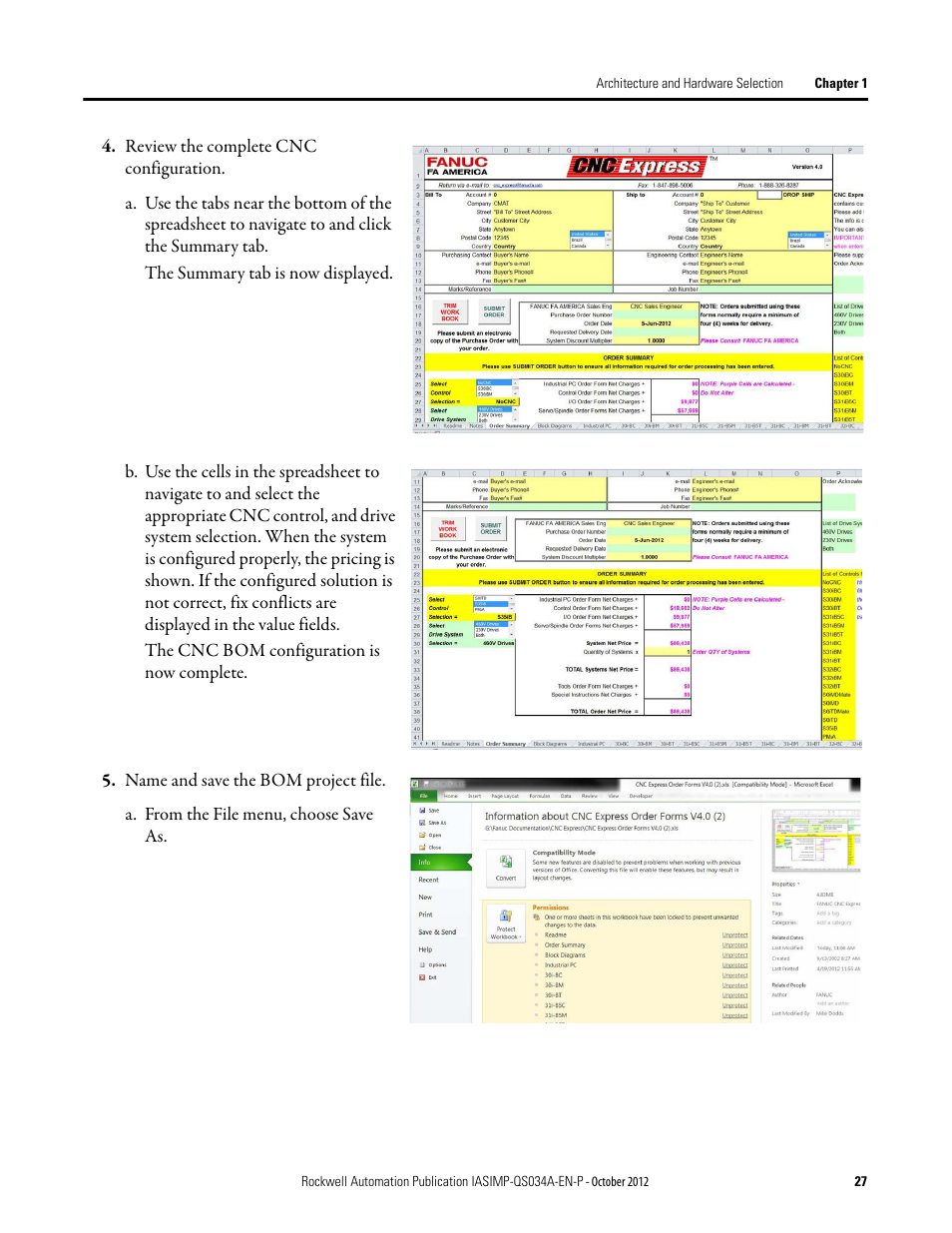 Rockwell Automation IASIMP Computer Numerical Control (CNC) Machining Accelerator Toolkit Quick Start User Manual | Page 27 / 278