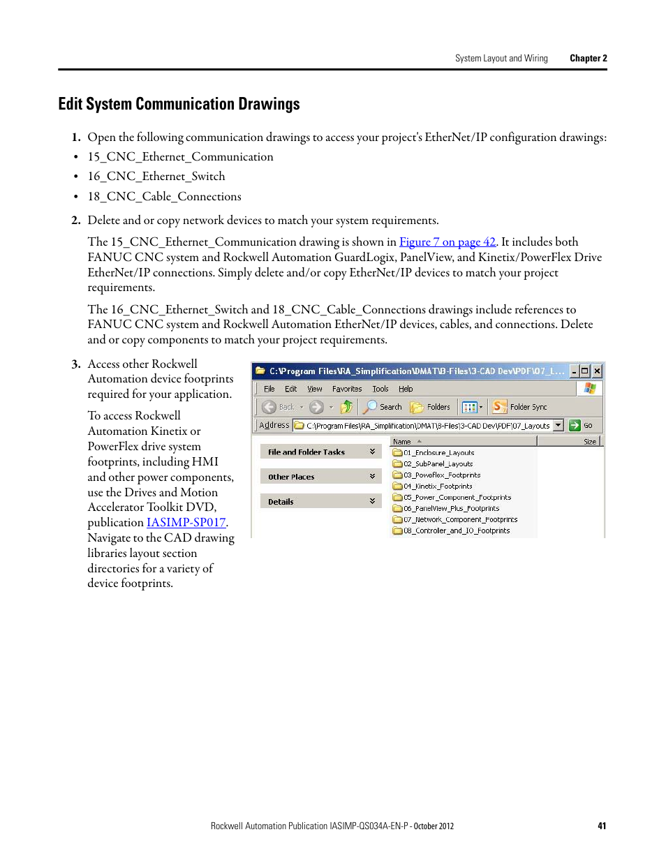 Edit system communication drawings | Rockwell Automation IASIMP Computer Numerical Control (CNC) Machining Accelerator Toolkit Quick Start User Manual | Page 41 / 278