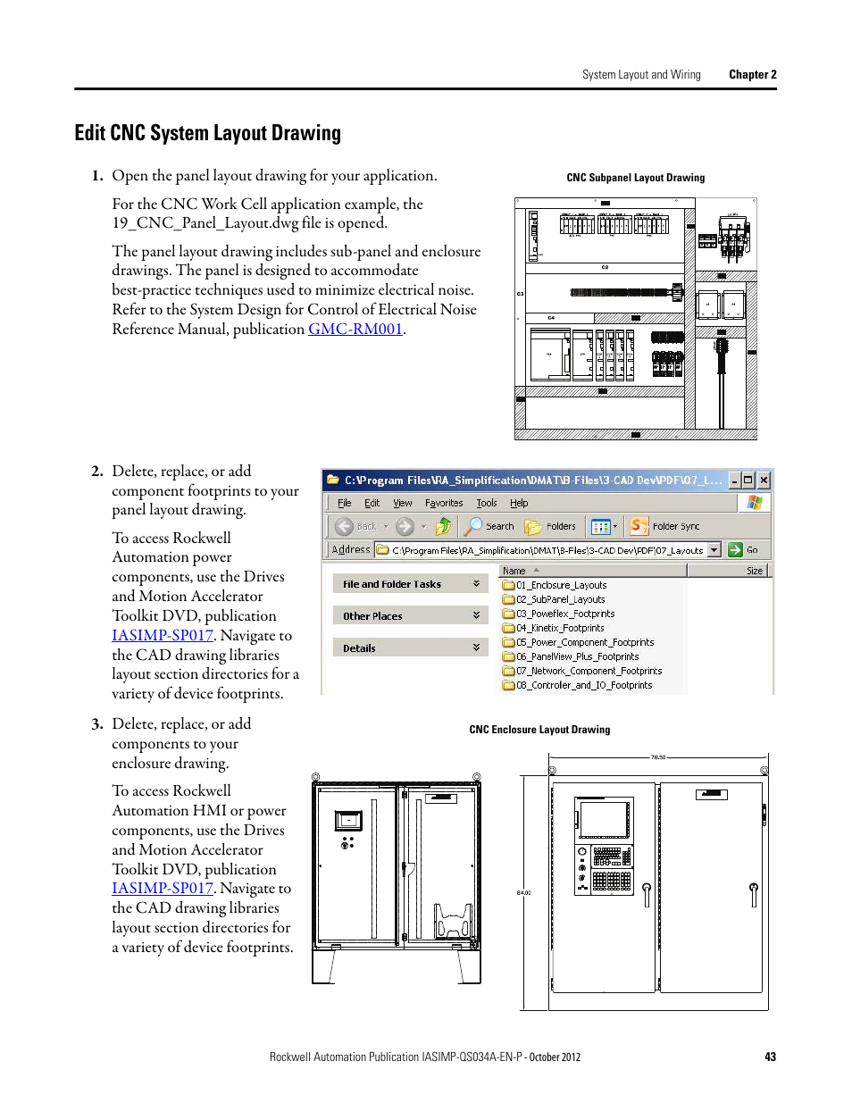 Edit cnc system layout drawing | Rockwell Automation IASIMP Computer Numerical Control (CNC) Machining Accelerator Toolkit Quick Start User Manual | Page 43 / 278