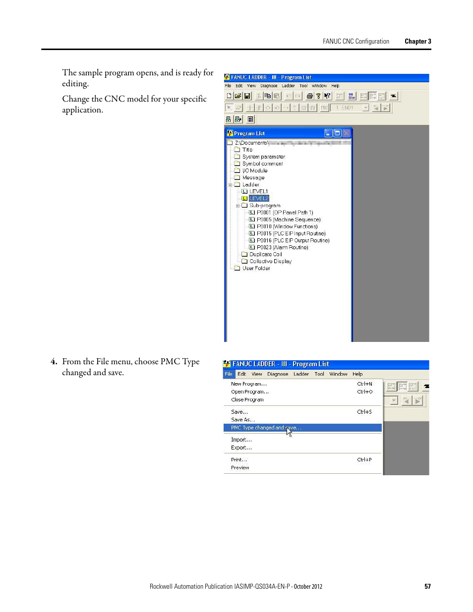 Rockwell Automation IASIMP Computer Numerical Control (CNC) Machining Accelerator Toolkit Quick Start User Manual | Page 57 / 278