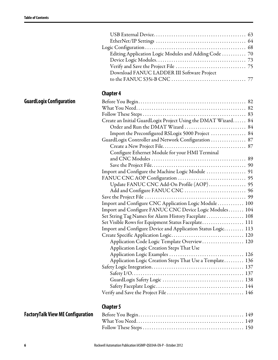 Rockwell Automation IASIMP Computer Numerical Control (CNC) Machining Accelerator Toolkit Quick Start User Manual | Page 6 / 278