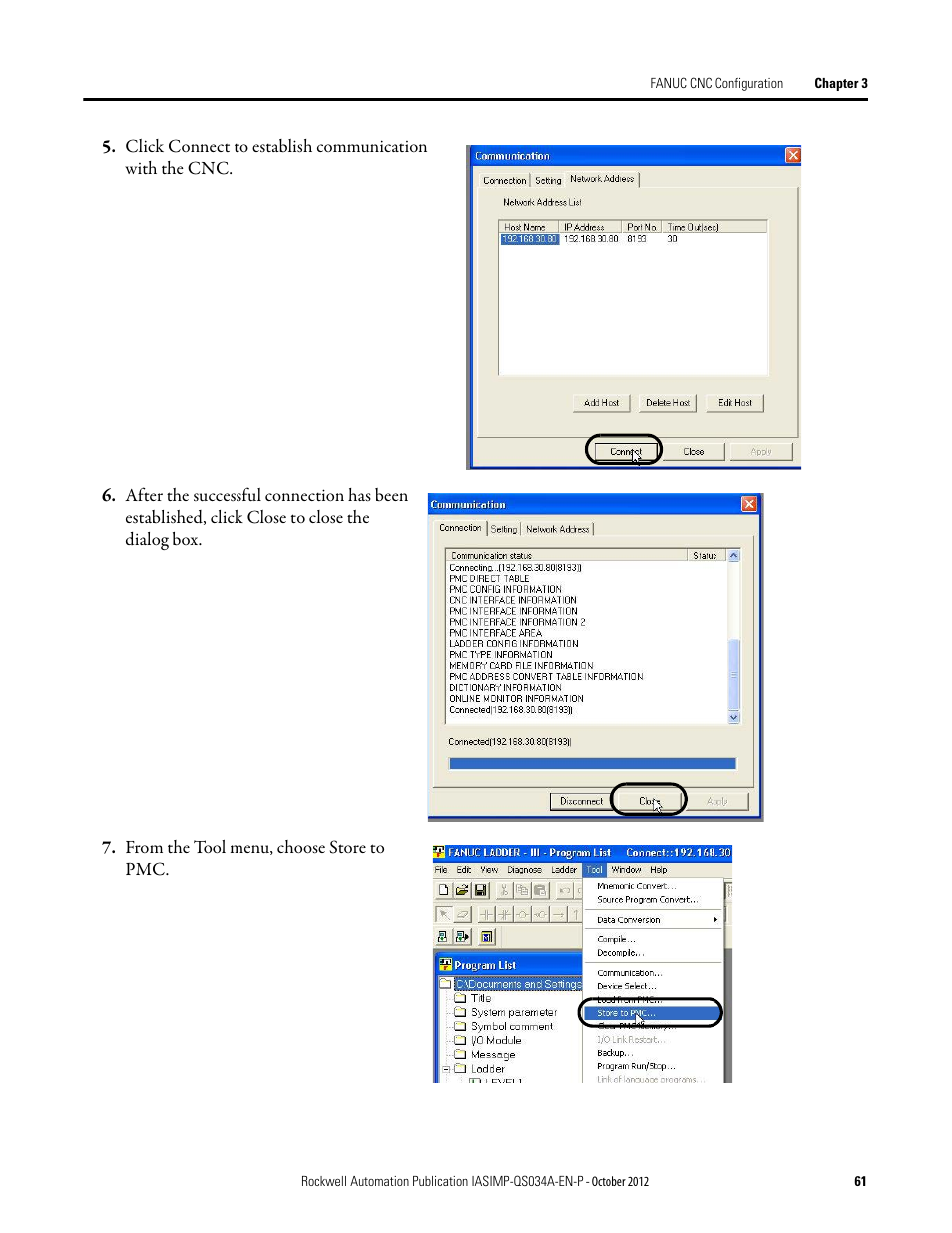 Rockwell Automation IASIMP Computer Numerical Control (CNC) Machining Accelerator Toolkit Quick Start User Manual | Page 61 / 278