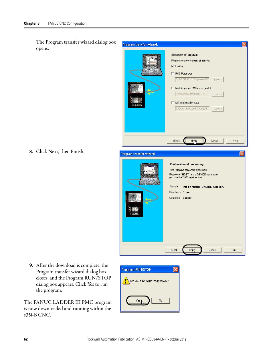 Rockwell Automation IASIMP Computer Numerical Control (CNC) Machining Accelerator Toolkit Quick Start User Manual | Page 62 / 278