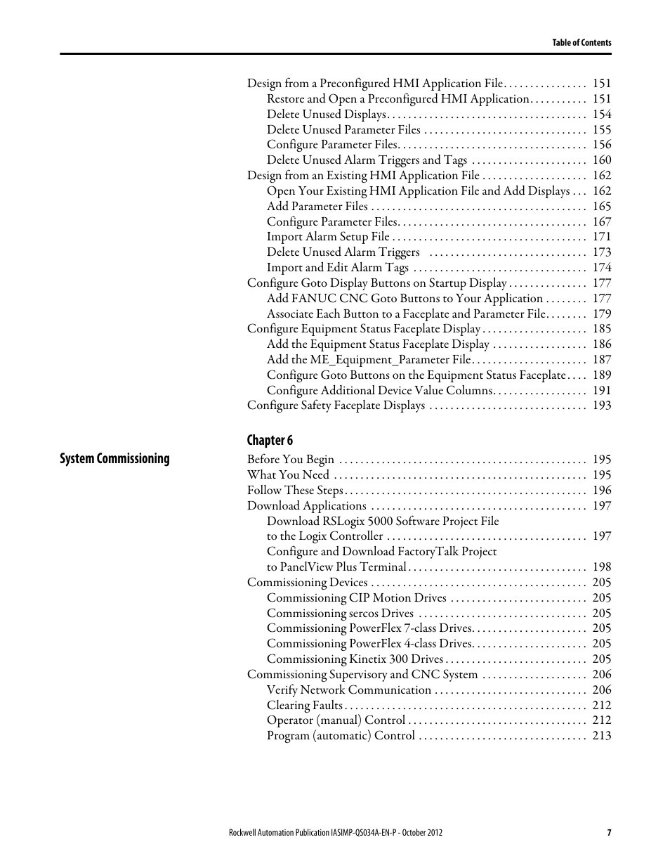 Rockwell Automation IASIMP Computer Numerical Control (CNC) Machining Accelerator Toolkit Quick Start User Manual | Page 7 / 278