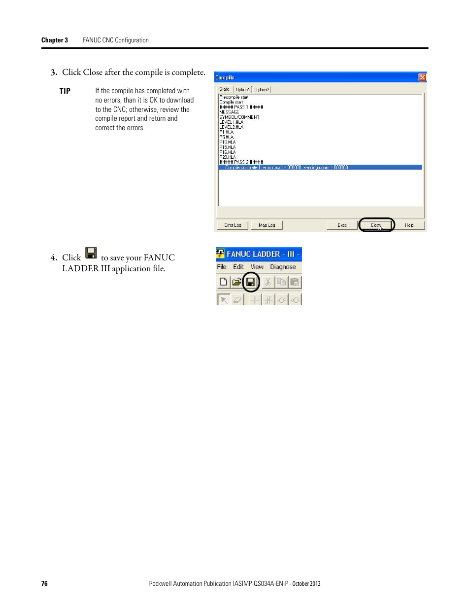 Rockwell Automation IASIMP Computer Numerical Control (CNC) Machining Accelerator Toolkit Quick Start User Manual | Page 76 / 278