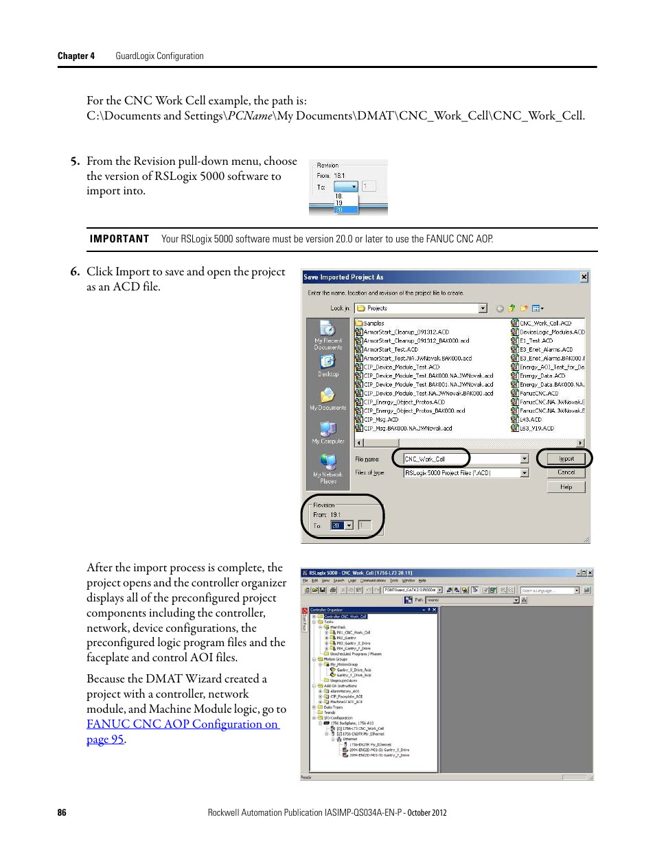 Rockwell Automation IASIMP Computer Numerical Control (CNC) Machining Accelerator Toolkit Quick Start User Manual | Page 86 / 278