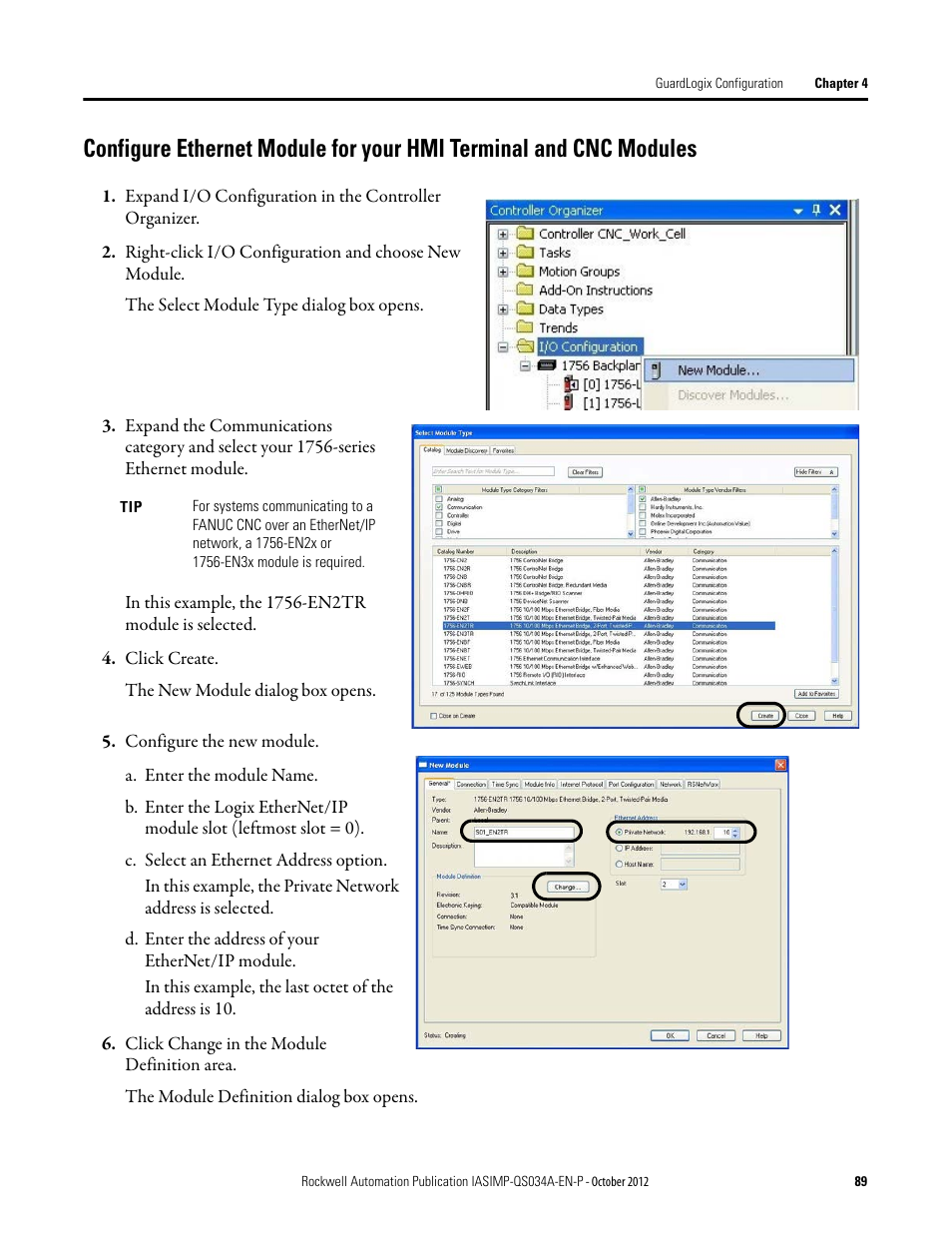 Rockwell Automation IASIMP Computer Numerical Control (CNC) Machining Accelerator Toolkit Quick Start User Manual | Page 89 / 278