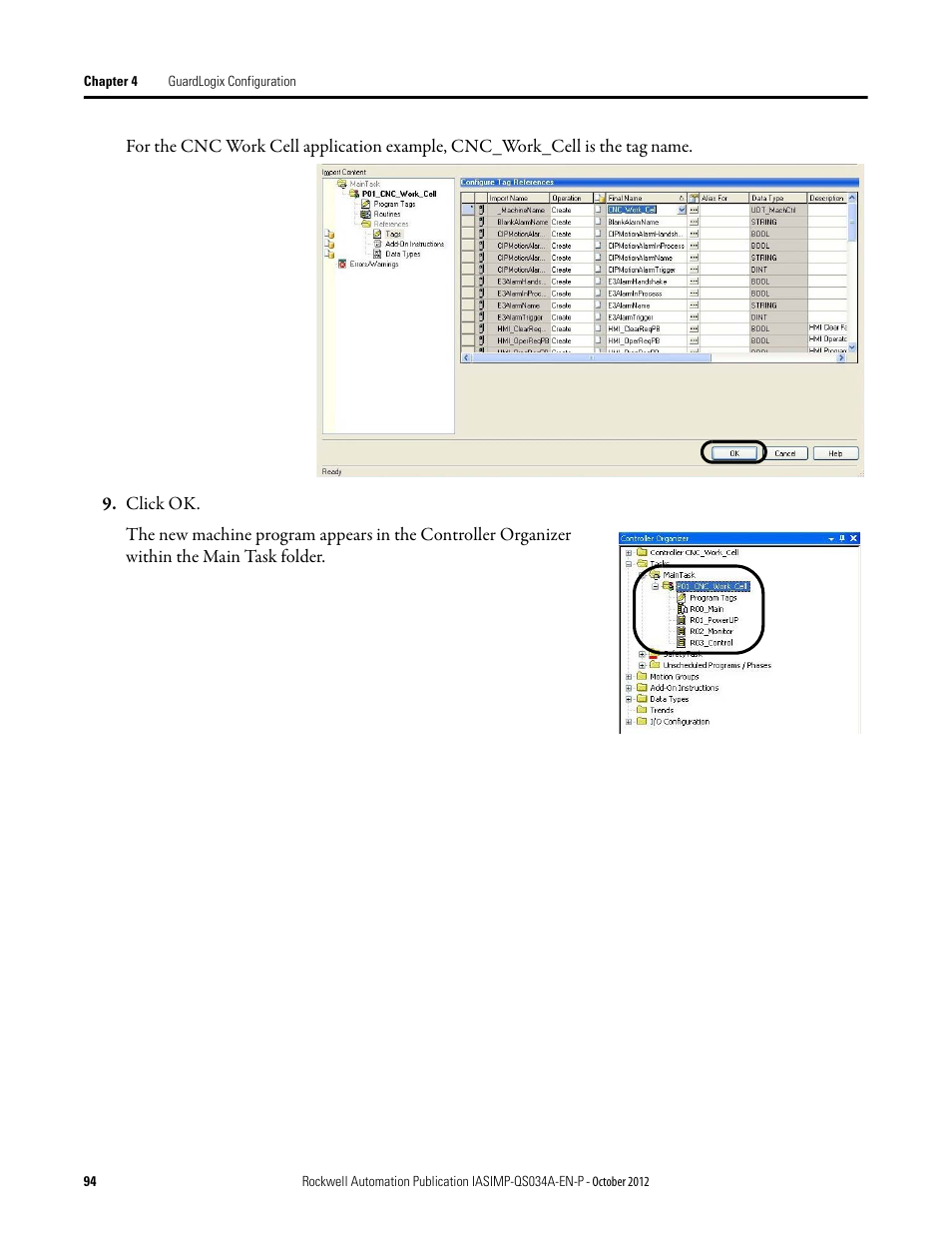 Rockwell Automation IASIMP Computer Numerical Control (CNC) Machining Accelerator Toolkit Quick Start User Manual | Page 94 / 278