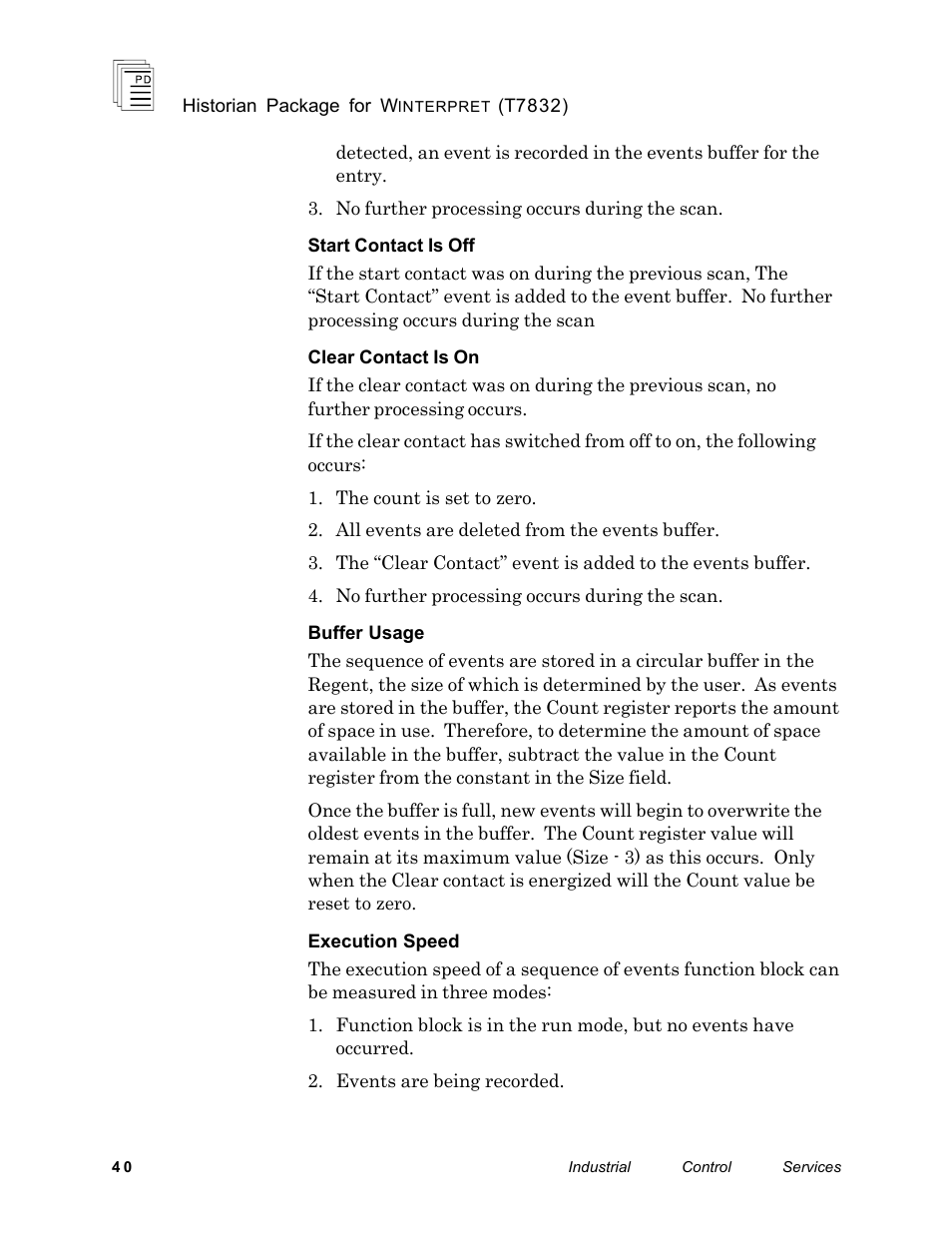 Rockwell Automation T7832 ICS Regent+Plus Historian Packages for Winterpret User Manual | Page 40 / 42