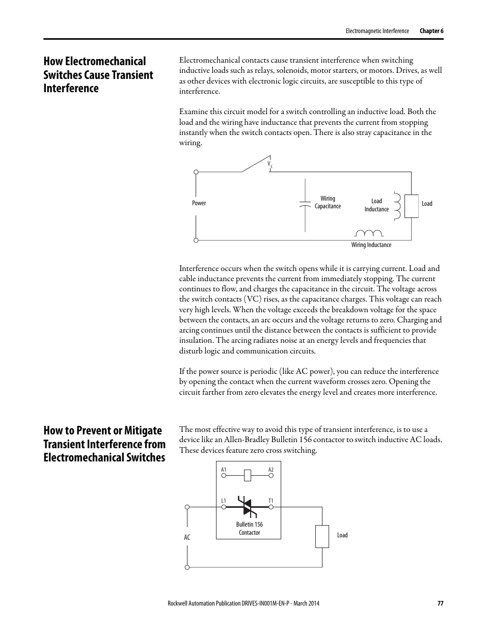 Rockwell Automation 1336T Wiring and Grounding Guide, (PWM) AC Drives User Manual | Page 77 / 144