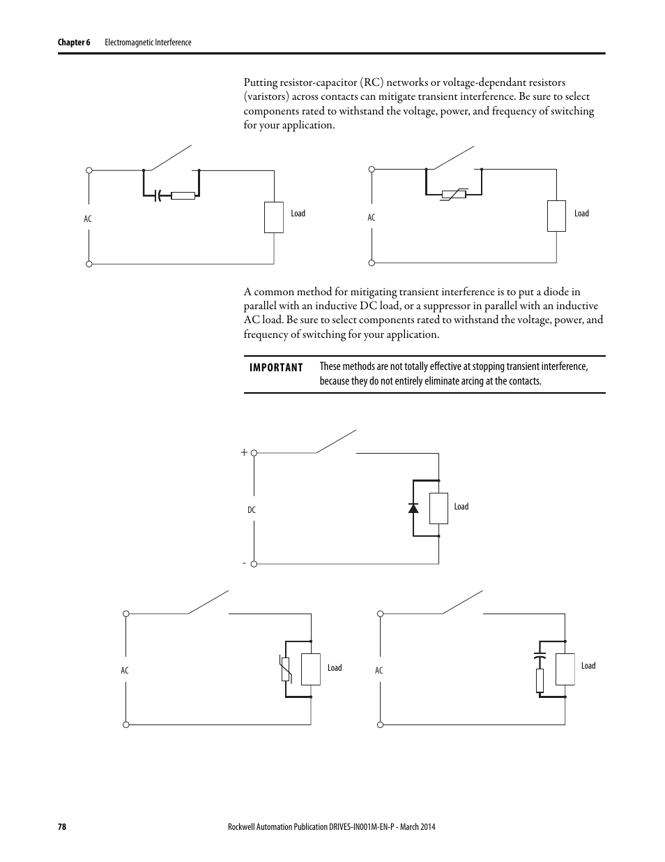 Rockwell Automation 1336T Wiring and Grounding Guide, (PWM) AC Drives User Manual | Page 78 / 144