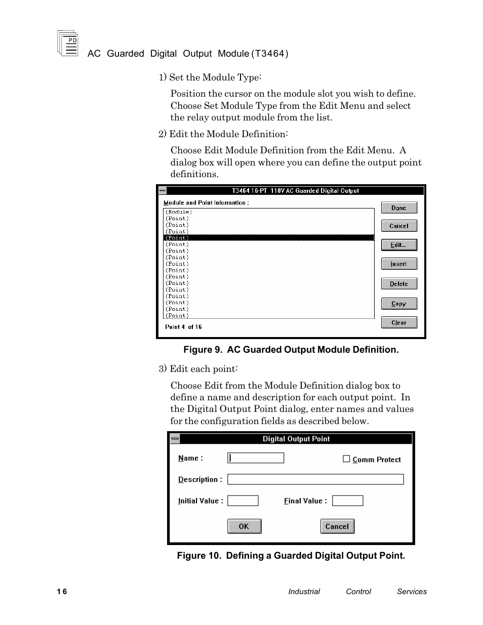 Rockwell Automation T3464 ICS Regent AC Guarded Digital Output Module User Manual | Page 16 / 22