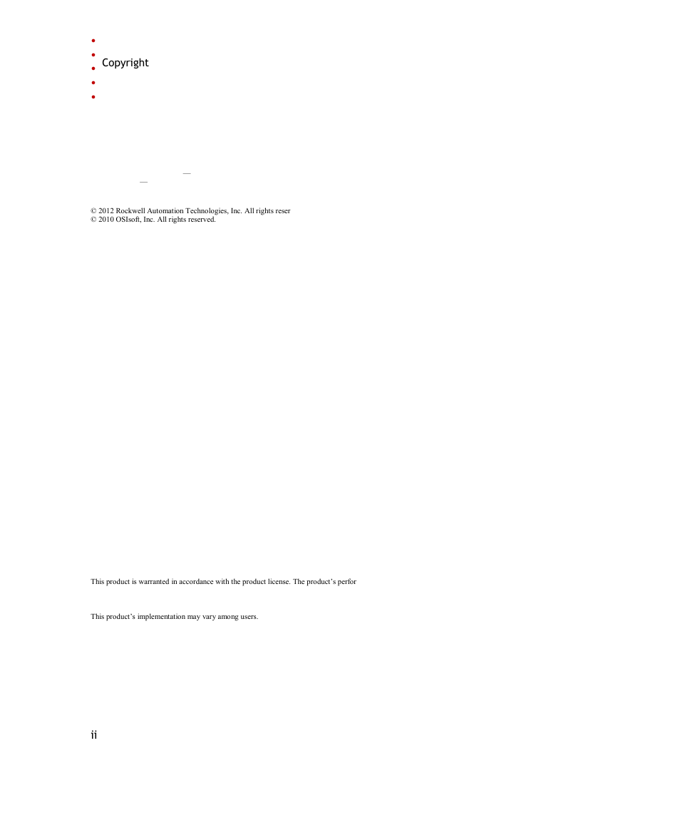 Rockwell Automation FactoryTalk Historian SE ActiveView 3.2 User Guide User Manual | Page 2 / 101