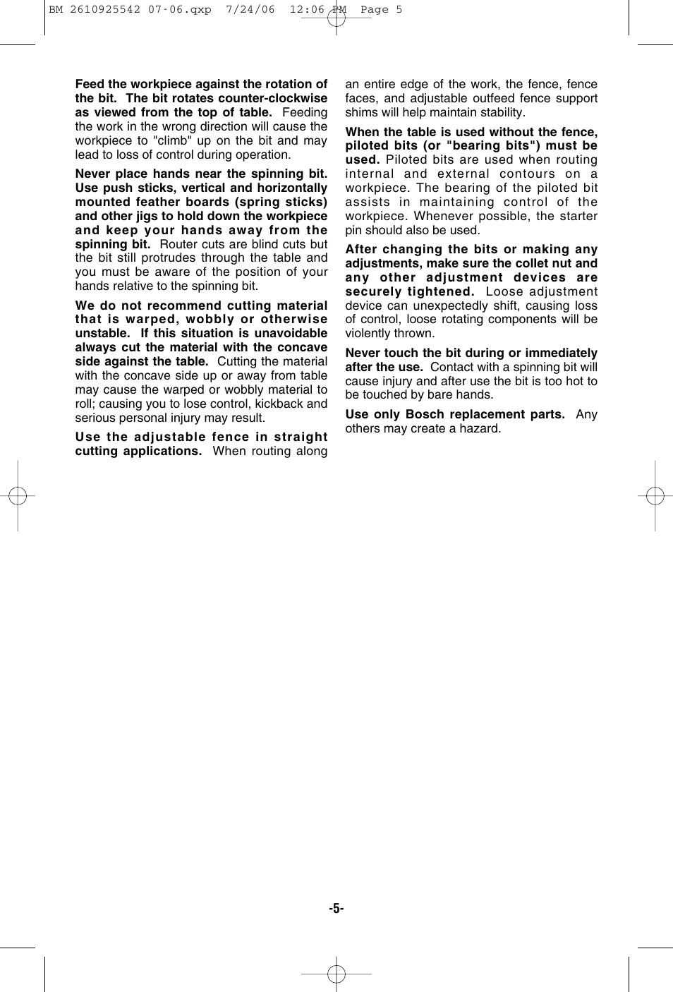 Bosch 0 601 617 061 User Manual | Page 5 / 68