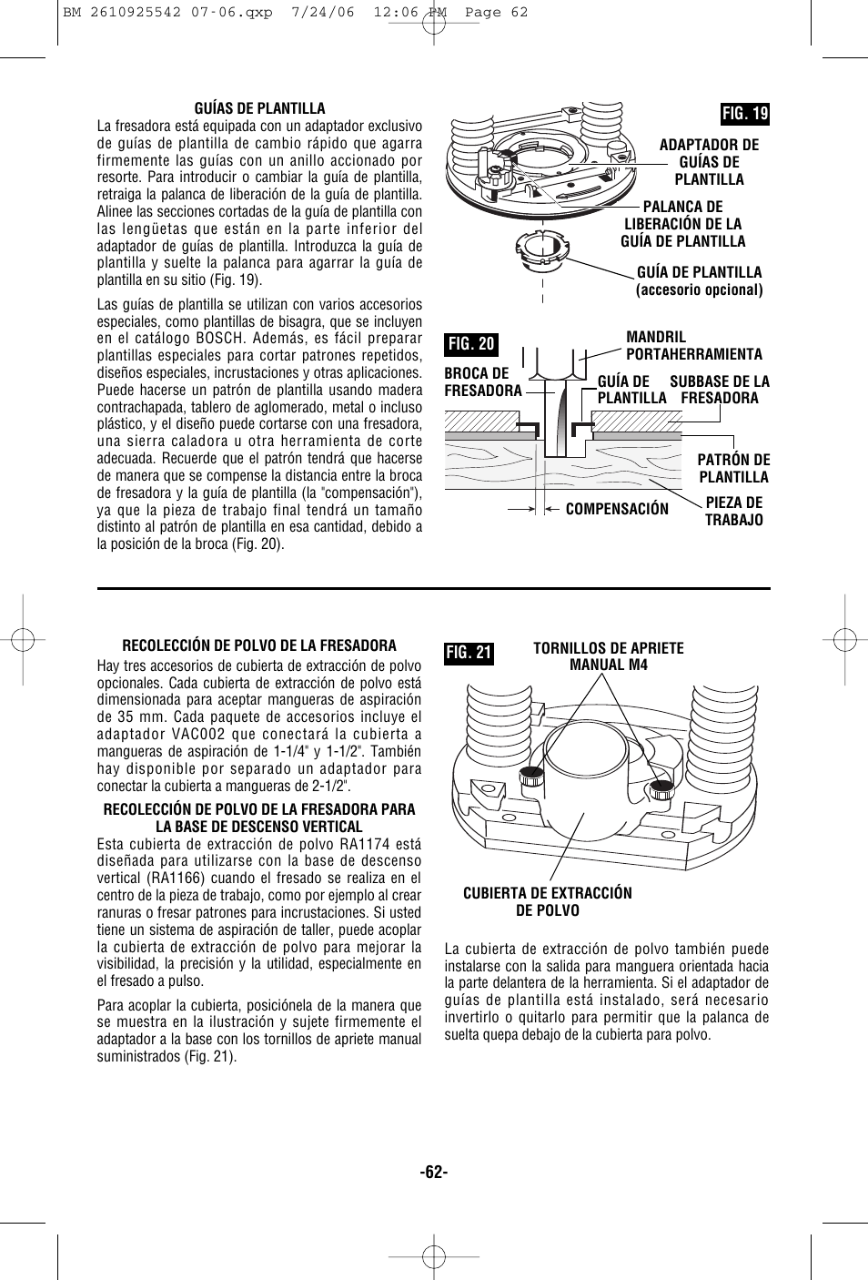 Bosch 0 601 617 061 User Manual | Page 62 / 68