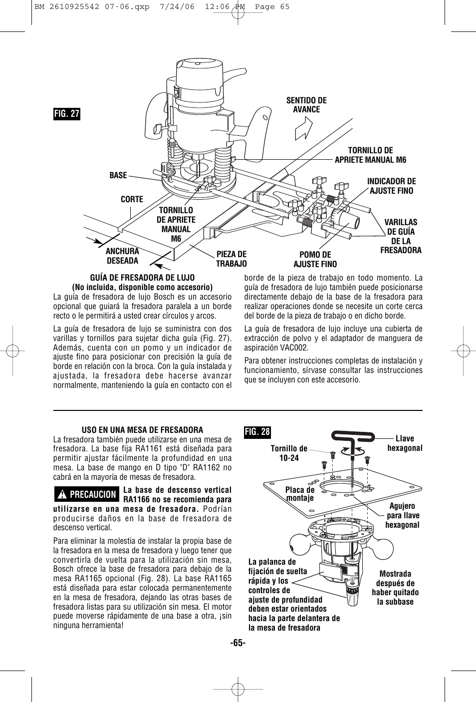 Bosch 0 601 617 061 User Manual | Page 65 / 68