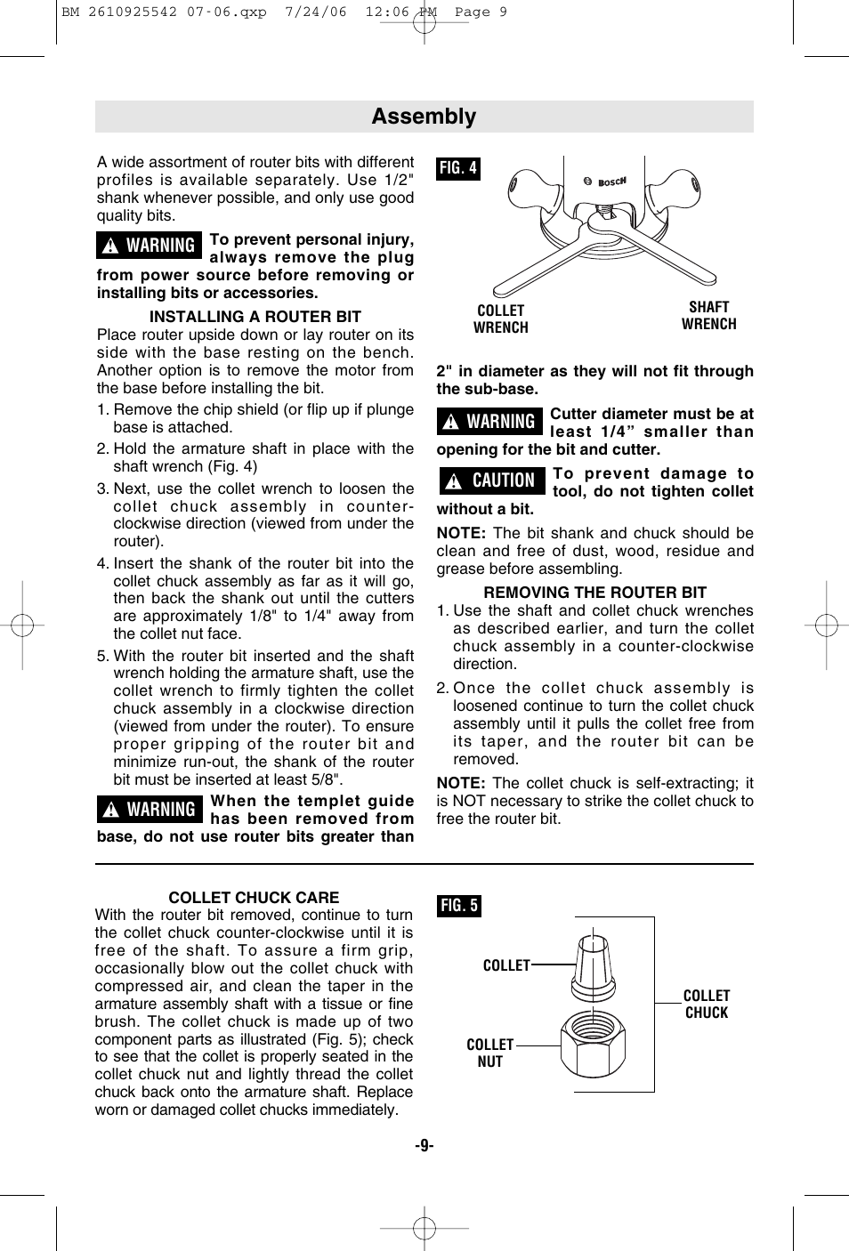 Assembly | Bosch 0 601 617 061 User Manual | Page 9 / 68