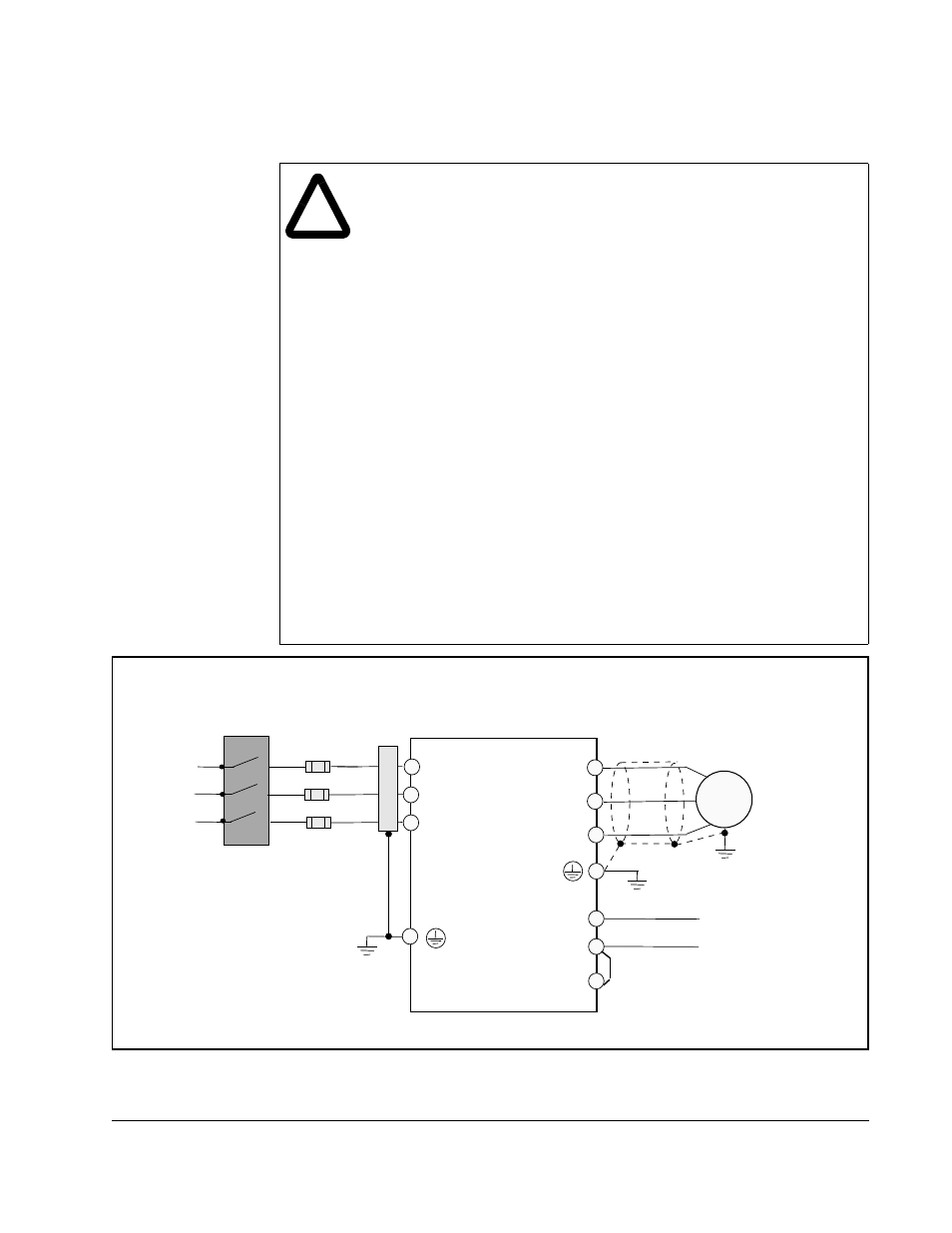 4 como fazer a fiação de alimentação do inversor, Portugu | Rockwell Automation SP120 ACDrive 115VAC, 1Ph, 230VAC, 1Ph/3Ph, 1/4-5.0HP User Manual | Page 153 / 210