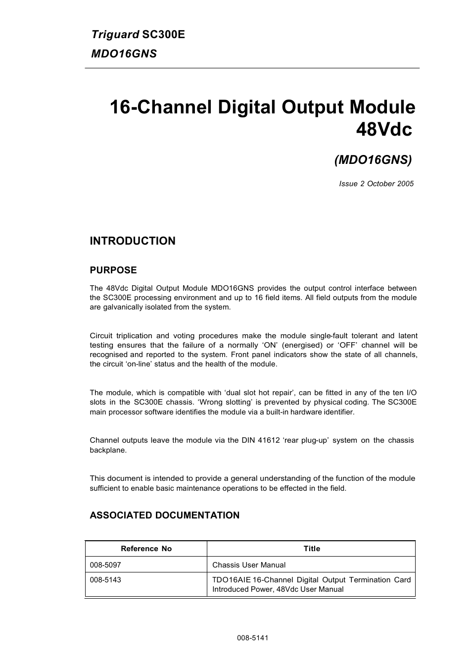 Rockwell Automation MDO16GNS 16-Channel Digital Output Module 48Vdc User Manual | 16 pages