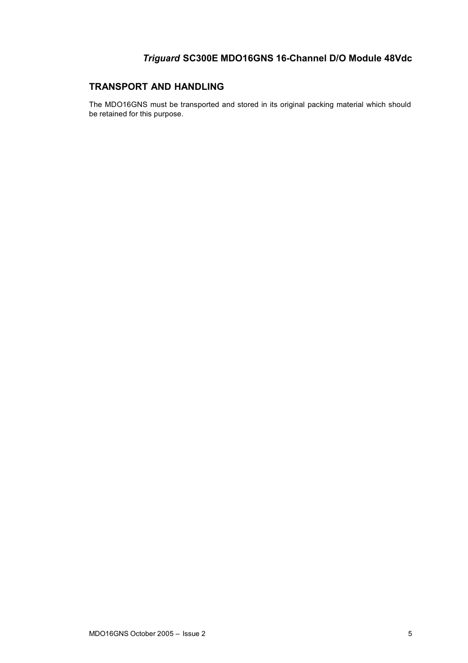 Rockwell Automation MDO16GNS 16-Channel Digital Output Module 48Vdc User Manual | Page 5 / 16
