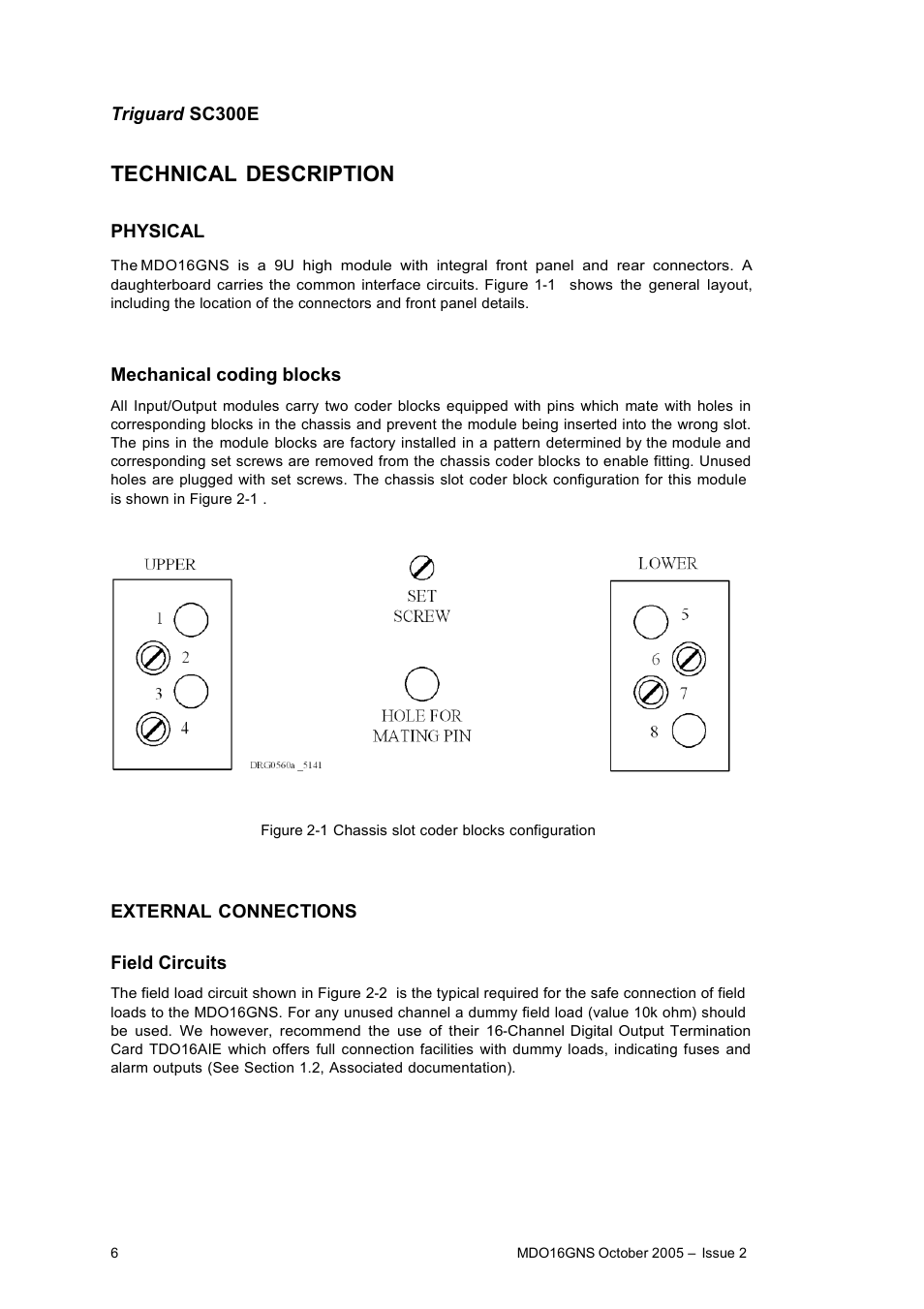Technical description | Rockwell Automation MDO16GNS 16-Channel Digital Output Module 48Vdc User Manual | Page 6 / 16