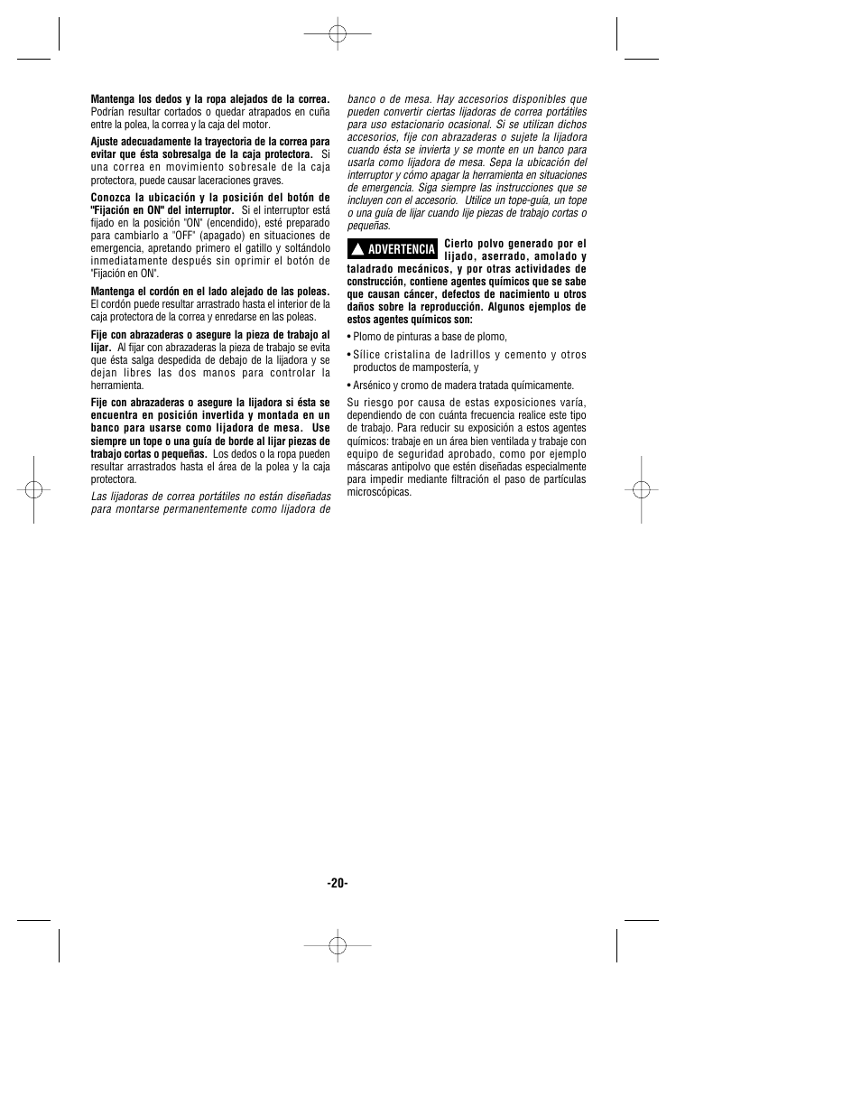 Bosch 1278VSK User Manual | Page 20 / 28