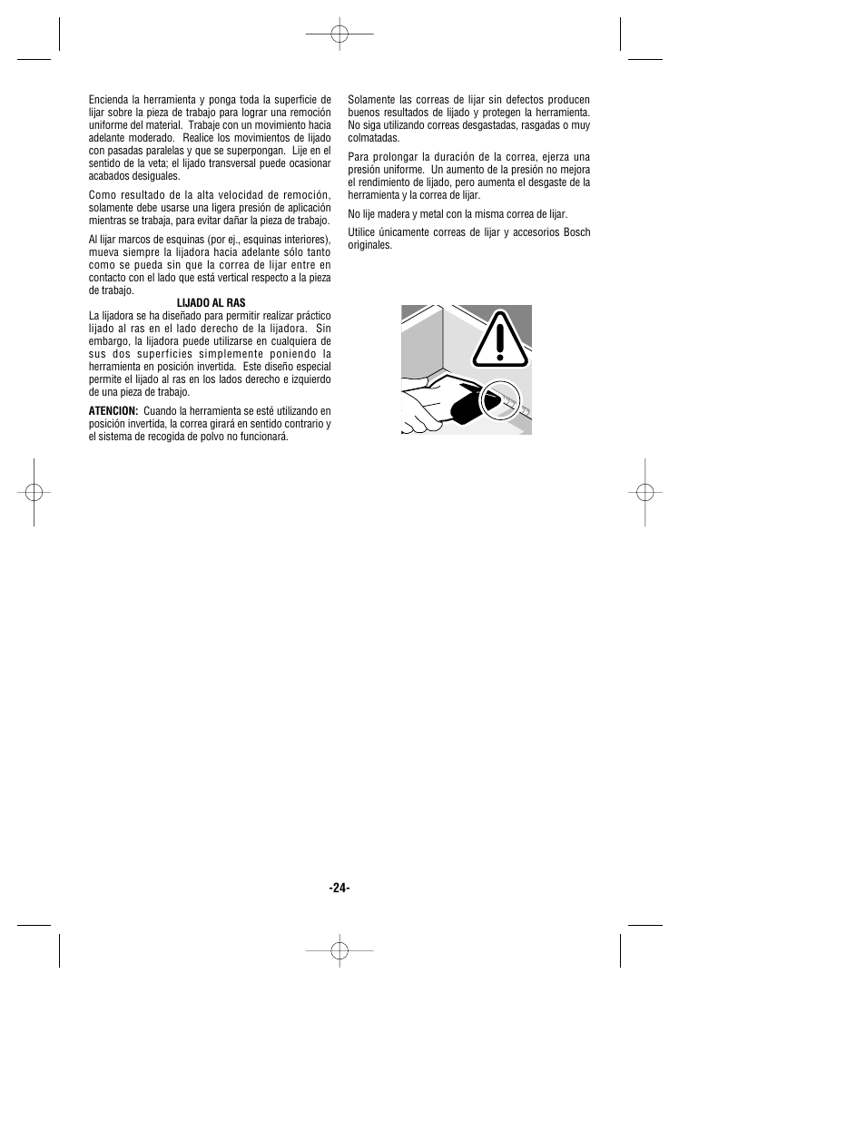 Bosch 1278VSK User Manual | Page 24 / 28