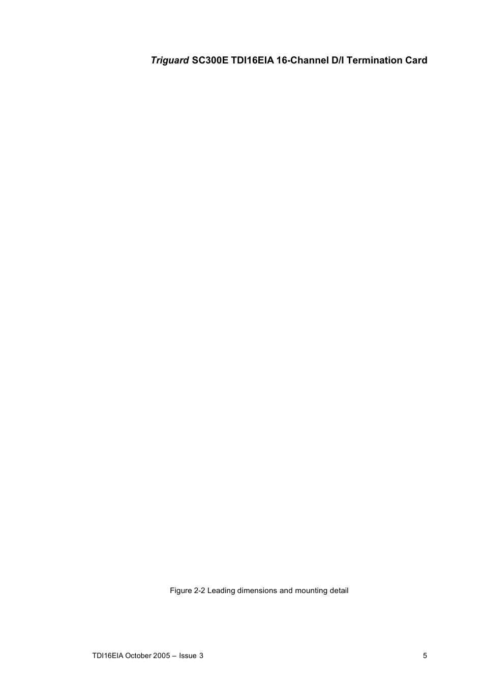 Rockwell Automation TDI16EIA 16-Channel Digital Input Termination Card User Manual | Page 5 / 11