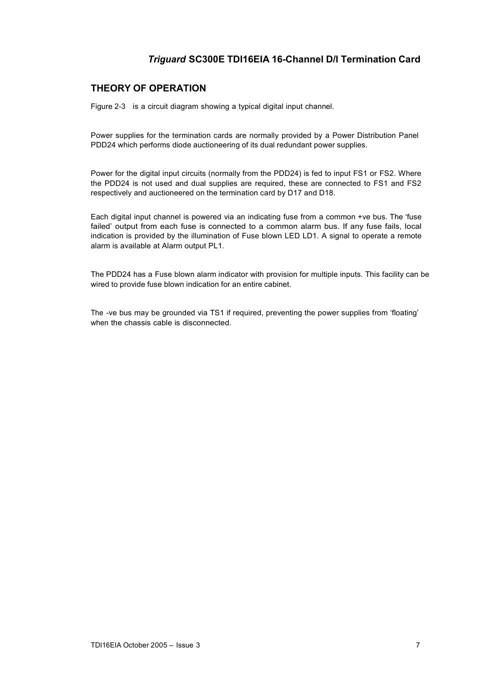 Rockwell Automation TDI16EIA 16-Channel Digital Input Termination Card User Manual | Page 7 / 11