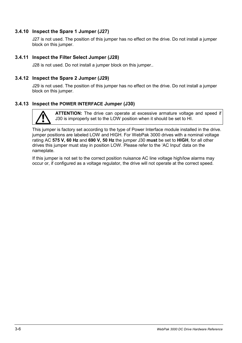 Rockwell Automation WebPak 3000  DC Drives Hardware Reference, Installation and Troubleshooting User Manual | Page 38 / 92