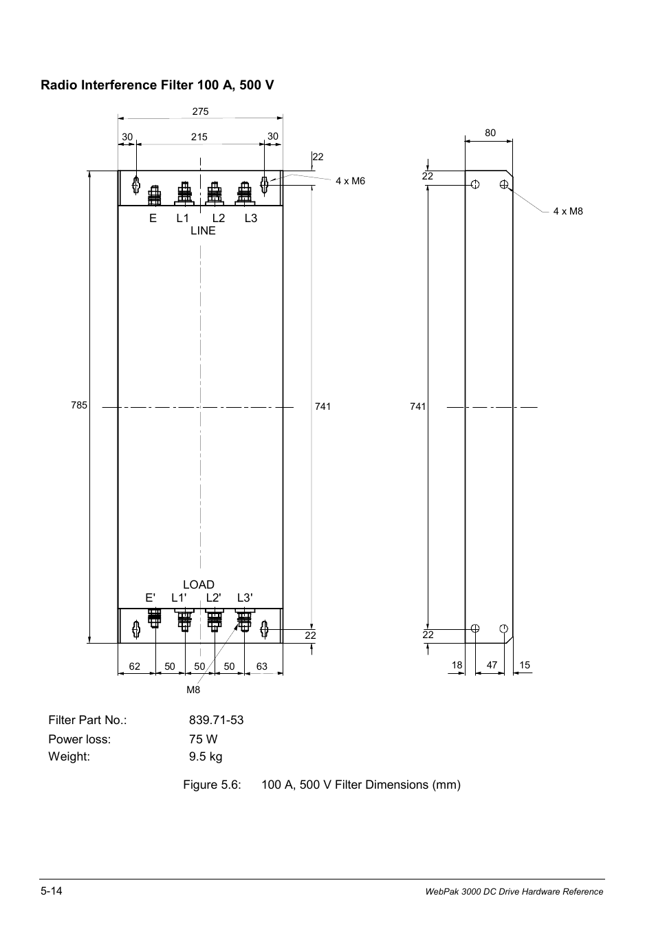 Rockwell Automation WebPak 3000  DC Drives Hardware Reference, Installation and Troubleshooting User Manual | Page 72 / 92