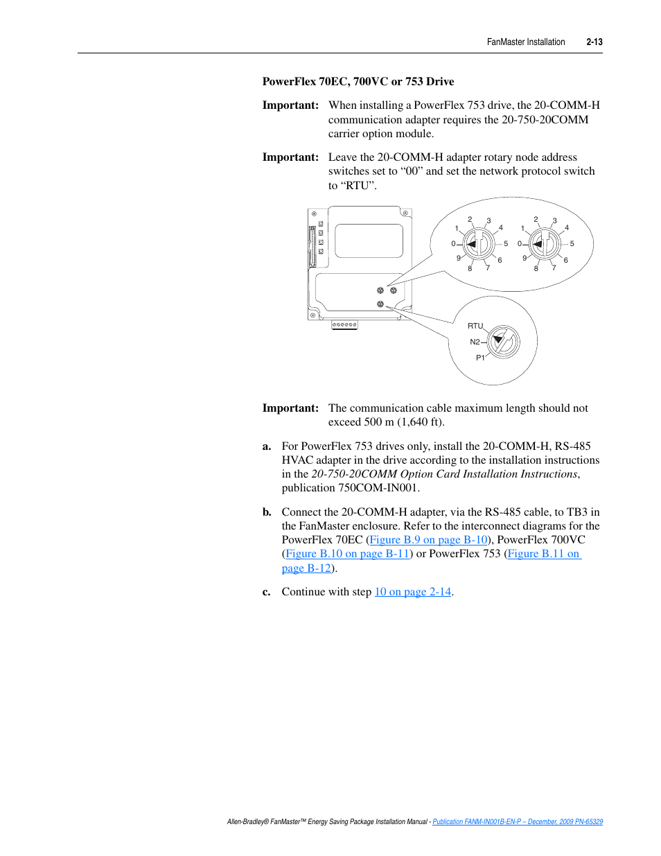 Rockwell Automation FANM FanMaster Energy Saving Package User Manual | Page 31 / 124