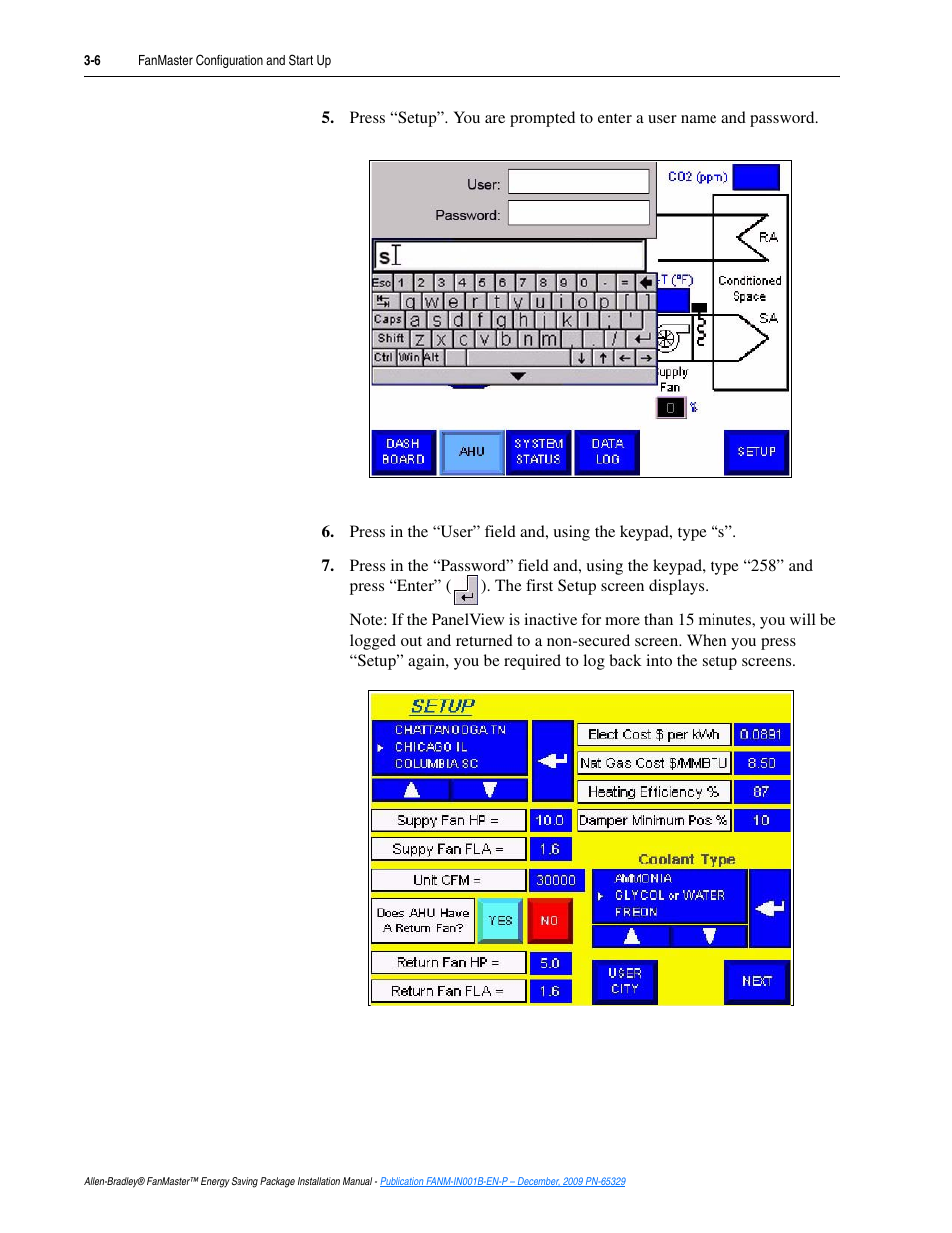 Rockwell Automation FANM FanMaster Energy Saving Package User Manual | Page 42 / 124