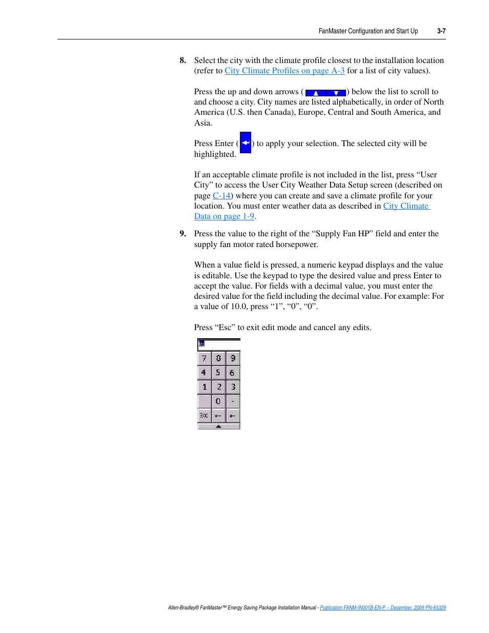 Rockwell Automation FANM FanMaster Energy Saving Package User Manual | Page 43 / 124