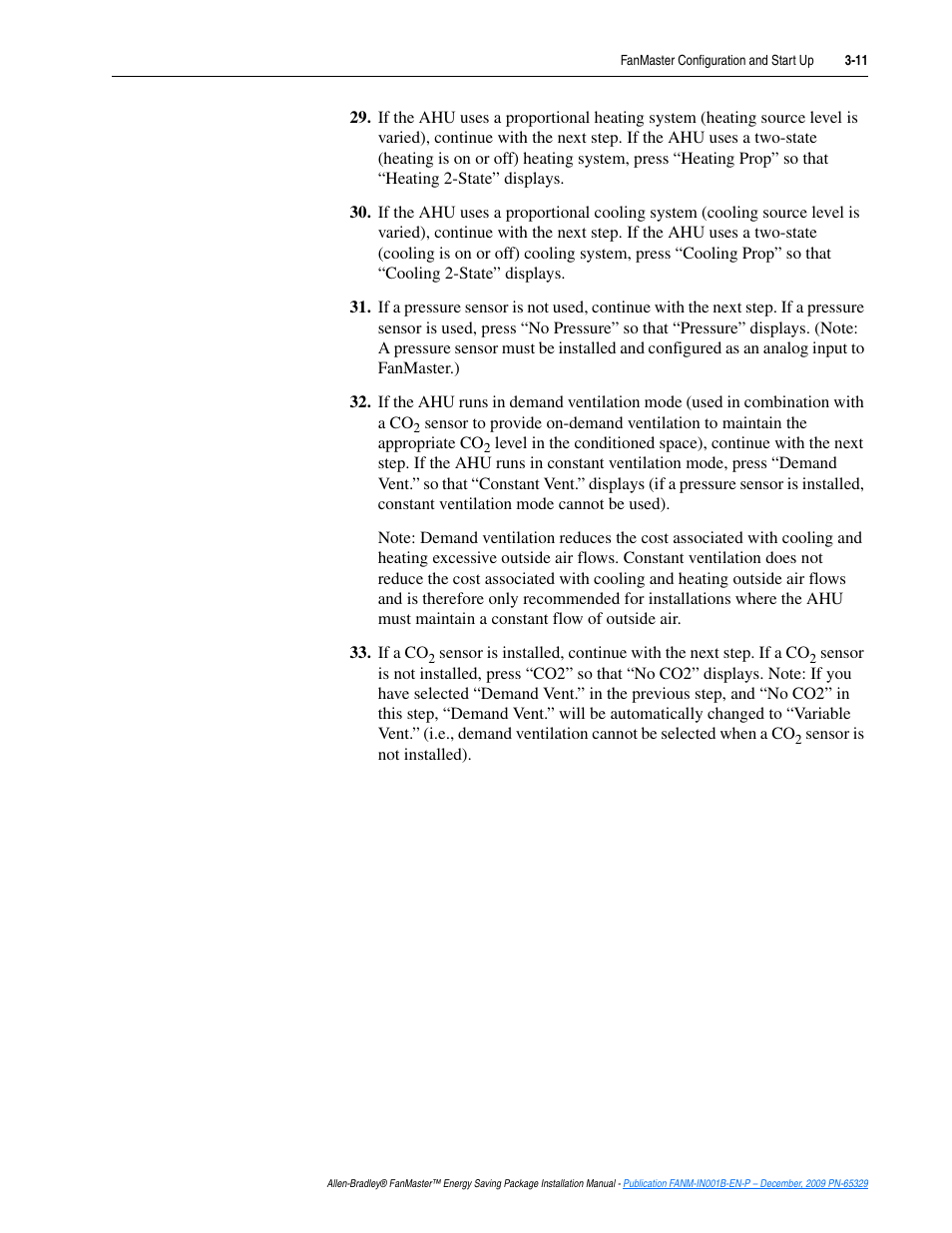 Inue with step | Rockwell Automation FANM FanMaster Energy Saving Package User Manual | Page 47 / 124