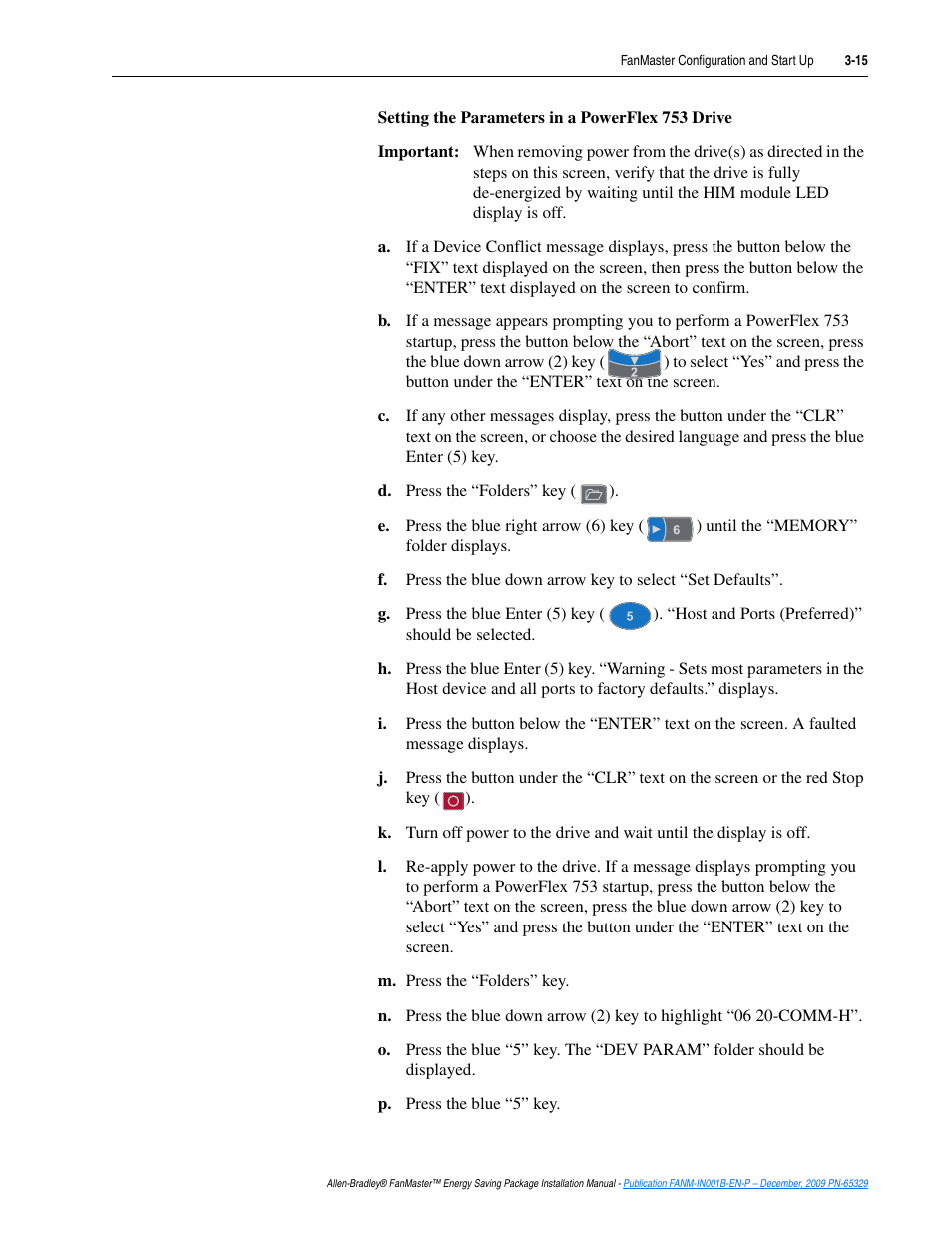 Rockwell Automation FANM FanMaster Energy Saving Package User Manual | Page 51 / 124